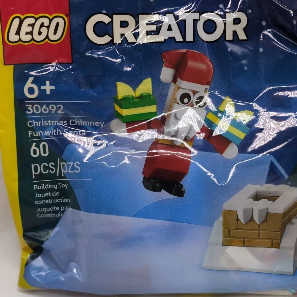 Lego Creator Christmas Chimney Fun With Santa 60 Pcs 30692